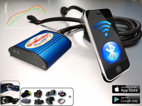 Centralita adicional Evolussem Bluetooth Kia Stonic 1.6 CRDI 136 Cv ganancia de +36 Cv y +65 Nm