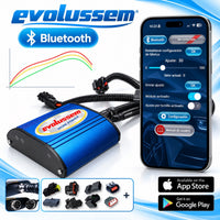 Centralina Aggiuntiva Evolussem Bluetooth Fiat Ducato 2.8 JTD (Multijet) 145 Cv guadagno di +38 Cv e +69 Nm